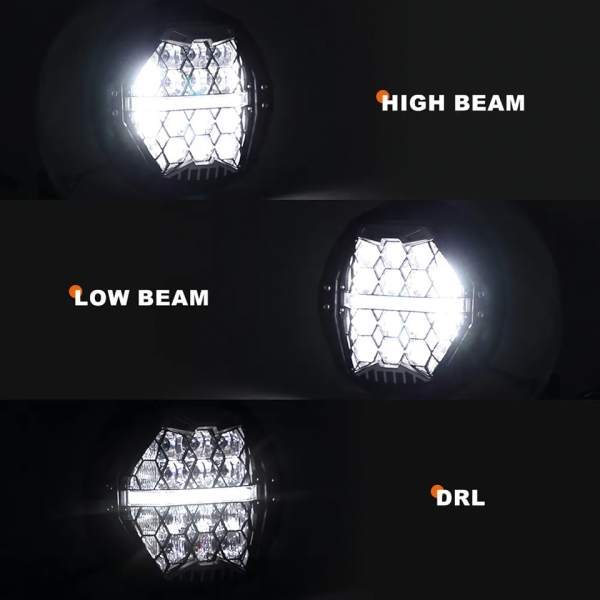 HONEYCOMB 7" LED SCHEINWERFEREINHEIT